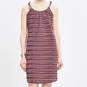 Madewell Tie Strap Midi Dress in Ikat Print
